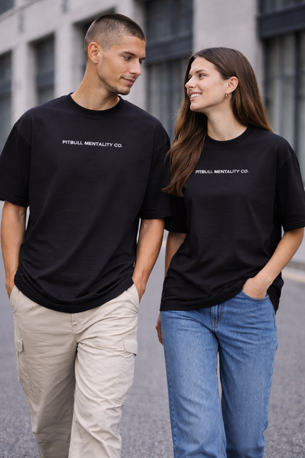 CHASE THE GRIND – Black Oversized T-Shirt