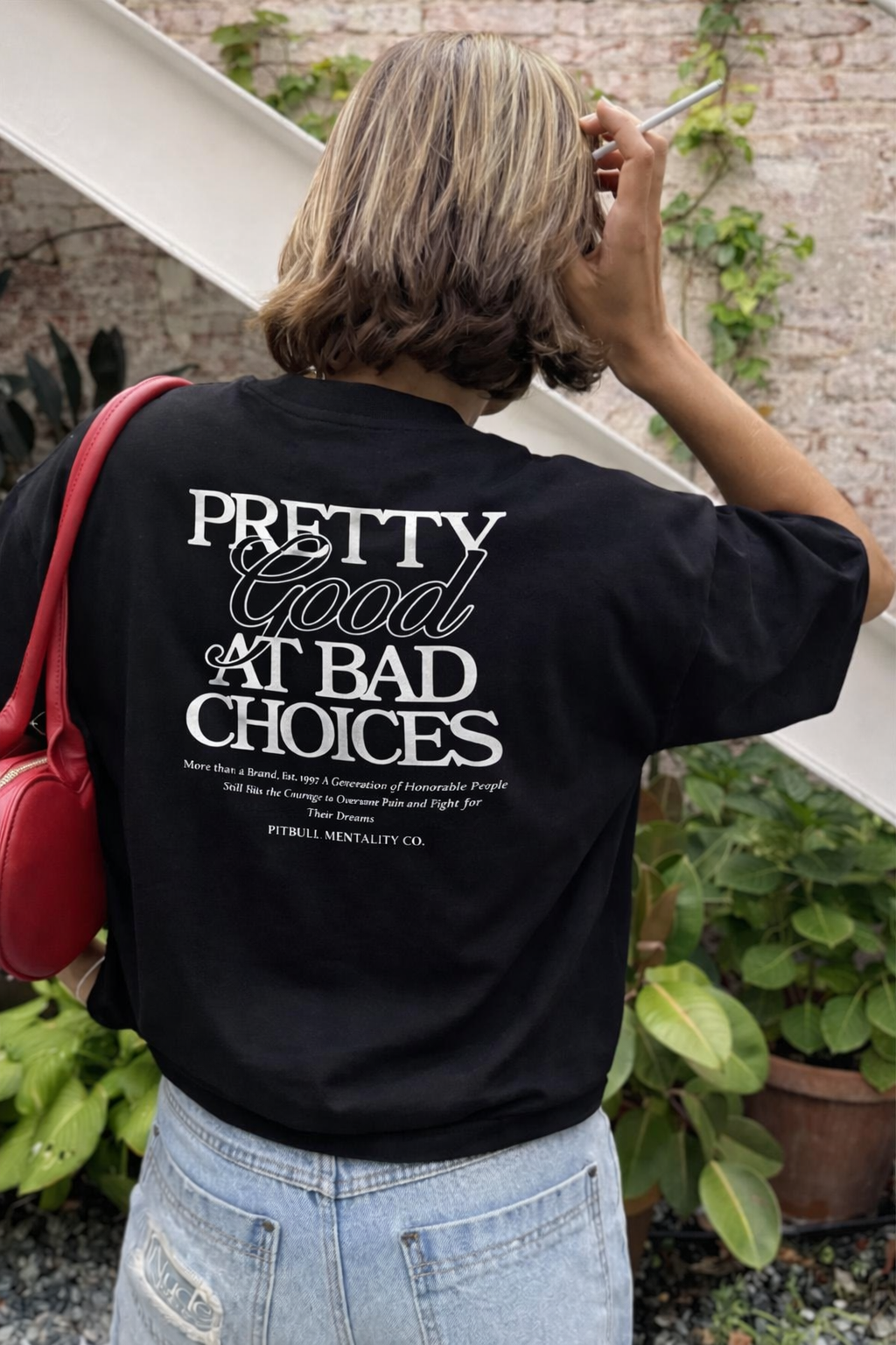 Pretty Ggod At Bad Choices T-Shirt (Black)