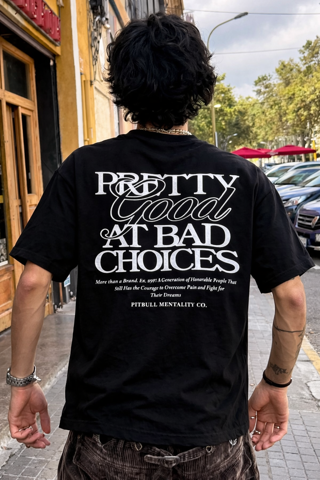 Pretty Ggod At Bad Choices T-Shirt (Black)