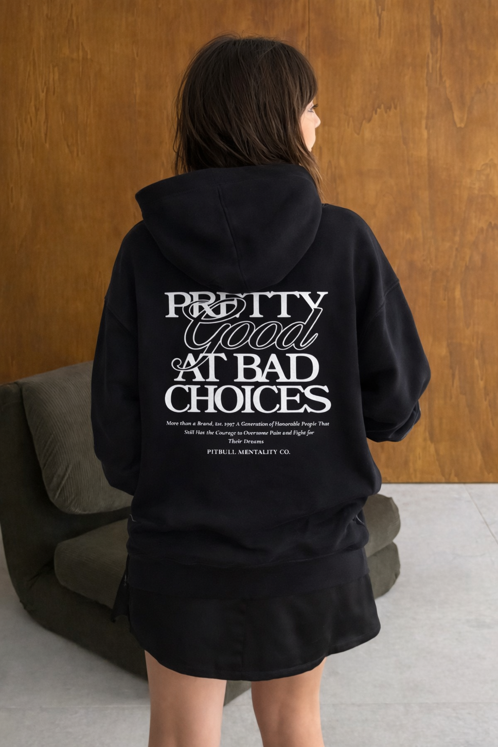 "Pretty Good at Bad Choices" Sweatshirt – Premium Quality