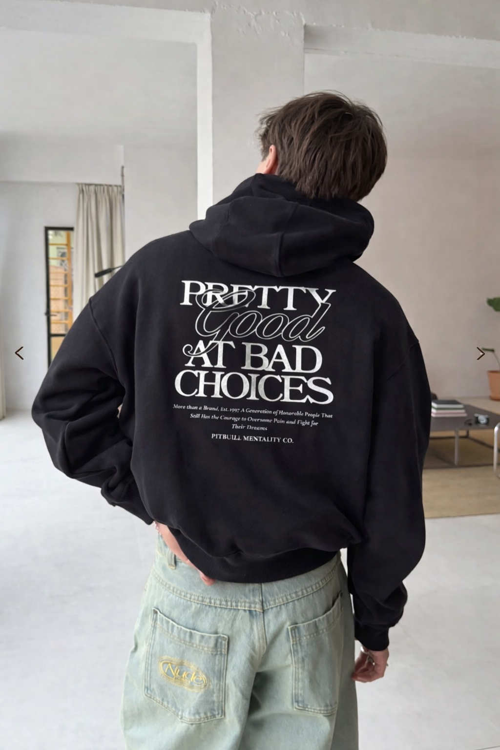 "Pretty Good at Bad Choices" Sweatshirt – Premium Quality