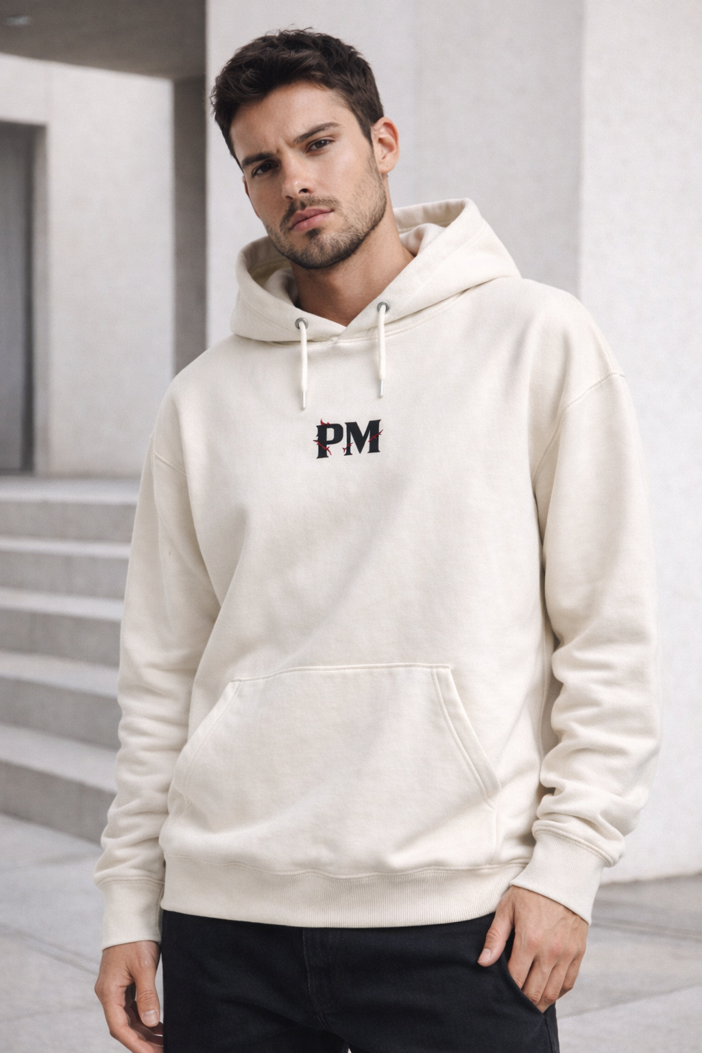 Sudadera Discipline Club – Cream Hoodie