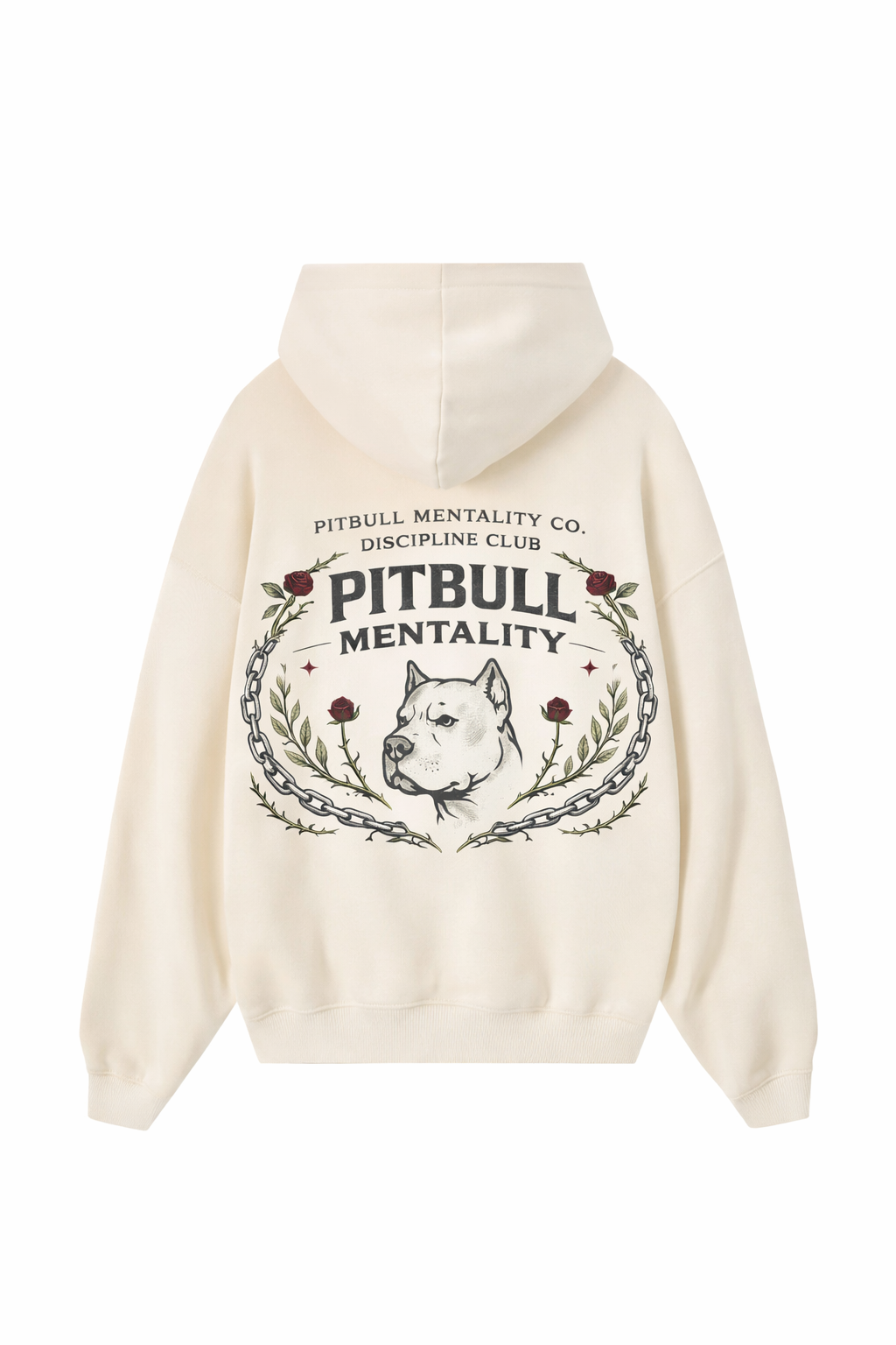 Sudadera Discipline Club – Cream Hoodie